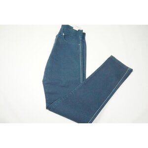 Eidos Fancy Stampa Denim PPT Canvas Solid Blue Jeans Sz 32 Brand New